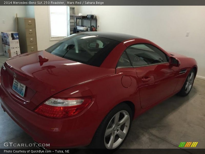 Mars Red / Sahara Beige 2014 Mercedes-Benz SLK 250 Roadster