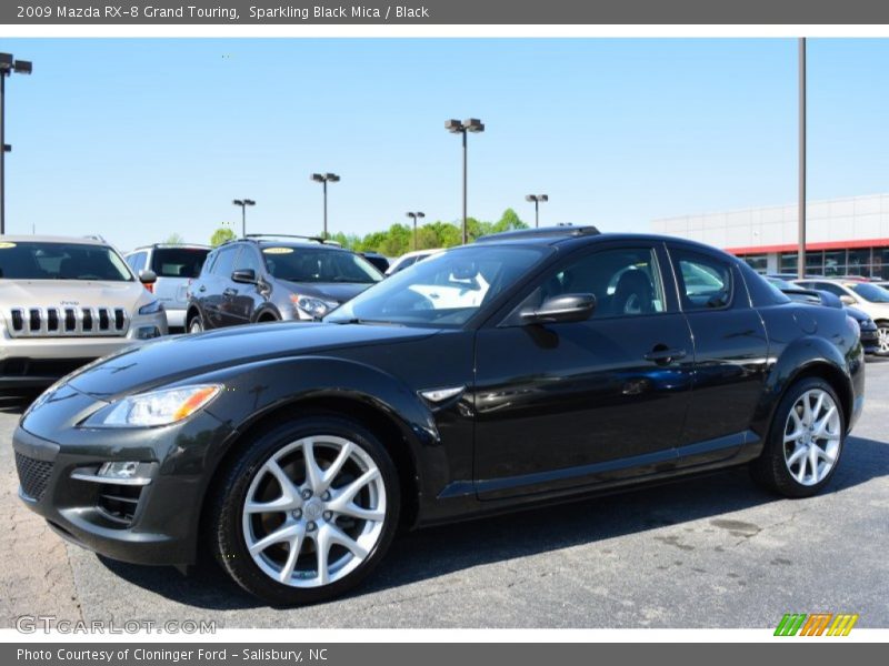 Sparkling Black Mica / Black 2009 Mazda RX-8 Grand Touring