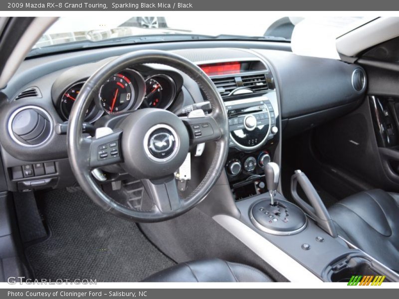 Sparkling Black Mica / Black 2009 Mazda RX-8 Grand Touring