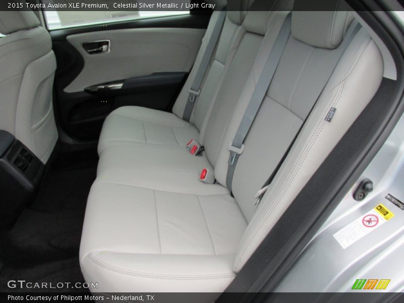 Rear Seat of 2015 Avalon XLE Premium