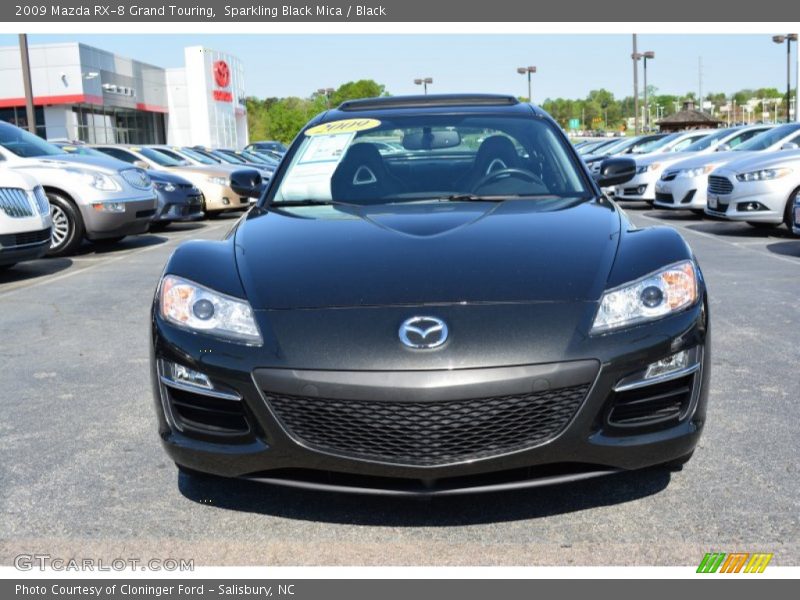 Sparkling Black Mica / Black 2009 Mazda RX-8 Grand Touring