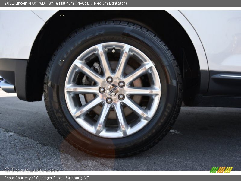 White Platinum Tri-Coat / Medium Light Stone 2011 Lincoln MKX FWD