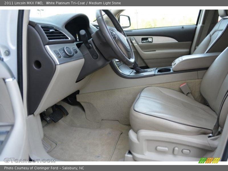 White Platinum Tri-Coat / Medium Light Stone 2011 Lincoln MKX FWD
