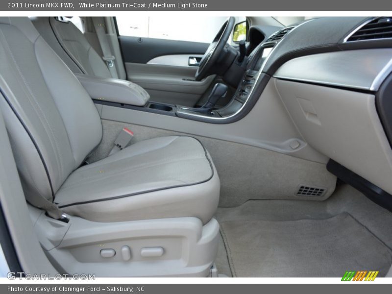 White Platinum Tri-Coat / Medium Light Stone 2011 Lincoln MKX FWD