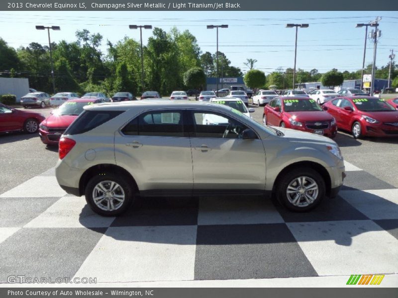 Champagne Silver Metallic / Light Titanium/Jet Black 2013 Chevrolet Equinox LS