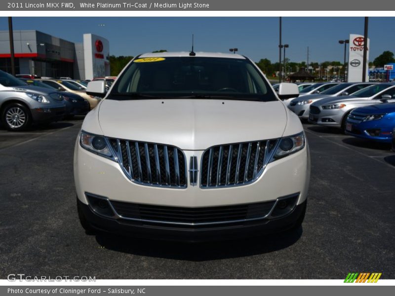 White Platinum Tri-Coat / Medium Light Stone 2011 Lincoln MKX FWD