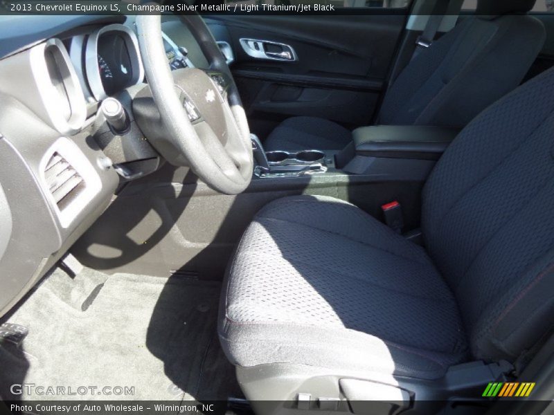 Champagne Silver Metallic / Light Titanium/Jet Black 2013 Chevrolet Equinox LS