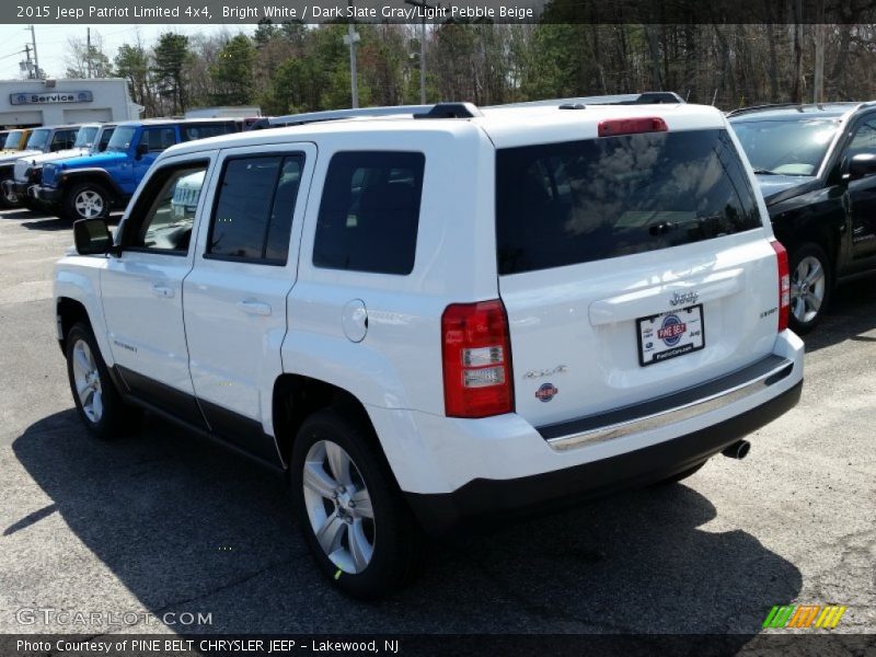 Bright White / Dark Slate Gray/Light Pebble Beige 2015 Jeep Patriot Limited 4x4