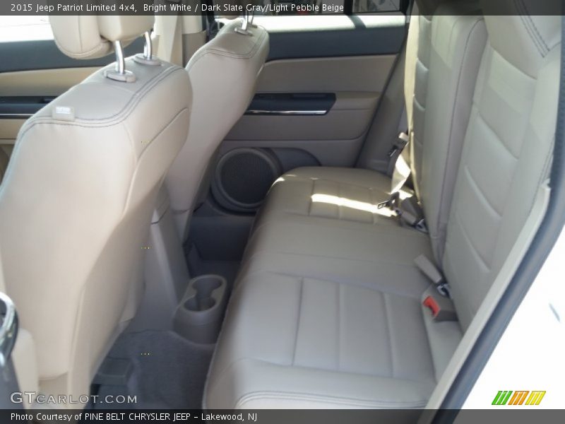 Bright White / Dark Slate Gray/Light Pebble Beige 2015 Jeep Patriot Limited 4x4