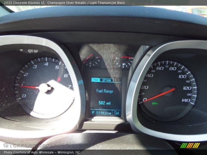 Champagne Silver Metallic / Light Titanium/Jet Black 2013 Chevrolet Equinox LS