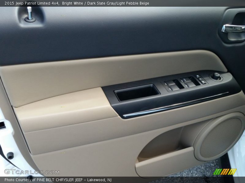 Bright White / Dark Slate Gray/Light Pebble Beige 2015 Jeep Patriot Limited 4x4