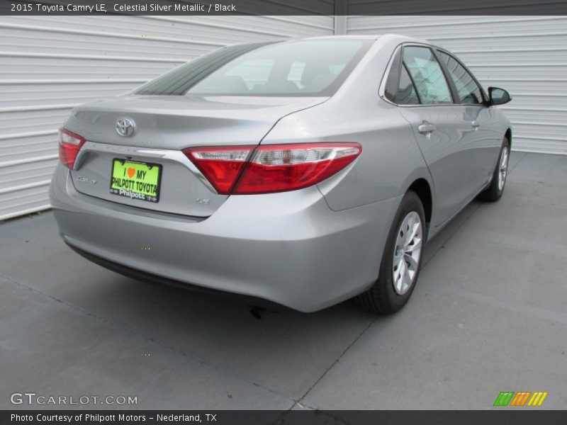 Celestial Silver Metallic / Black 2015 Toyota Camry LE
