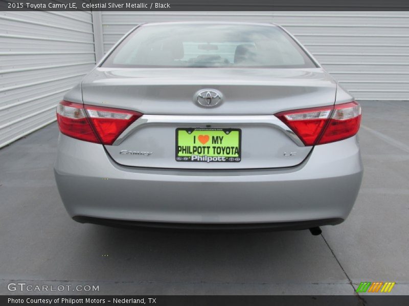 Celestial Silver Metallic / Black 2015 Toyota Camry LE