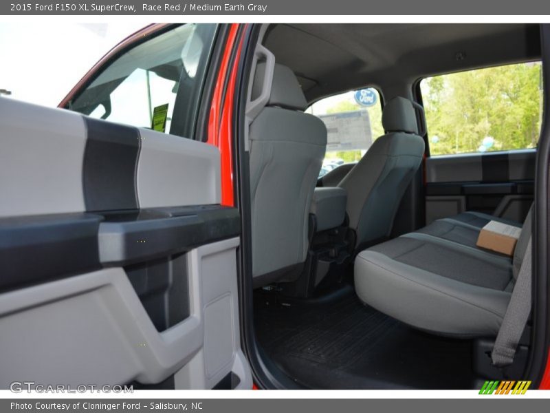 Rear Seat of 2015 F150 XL SuperCrew