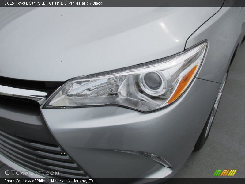 Celestial Silver Metallic / Black 2015 Toyota Camry LE