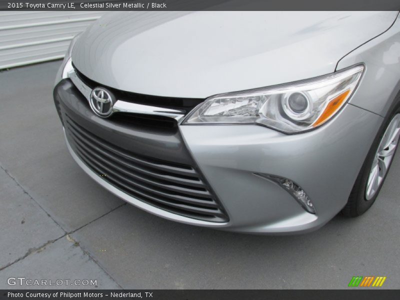 Celestial Silver Metallic / Black 2015 Toyota Camry LE