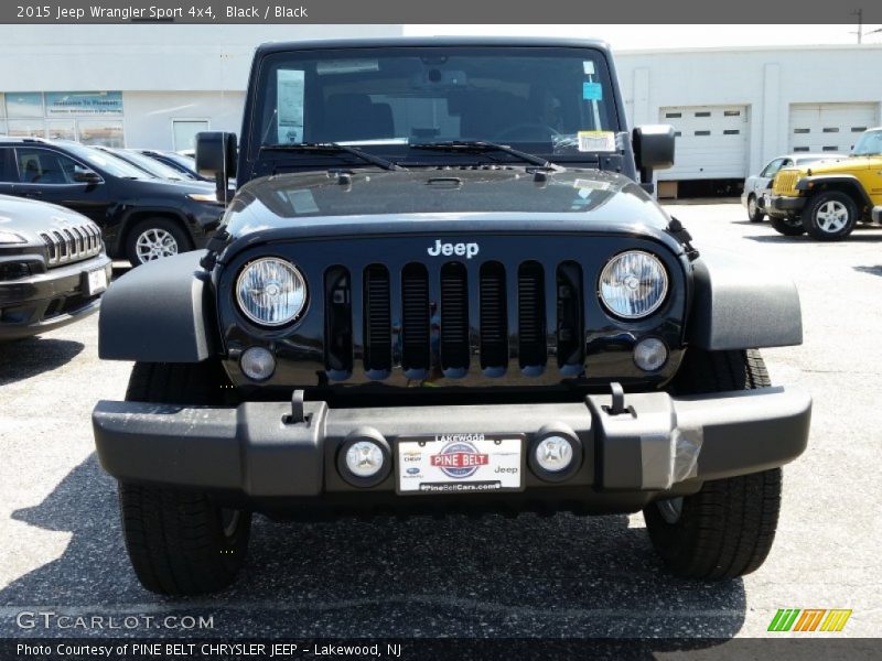 Black / Black 2015 Jeep Wrangler Sport 4x4