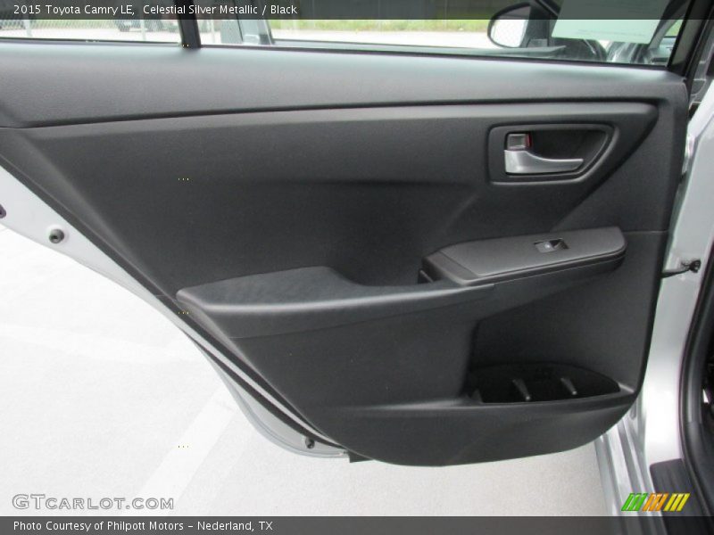 Celestial Silver Metallic / Black 2015 Toyota Camry LE