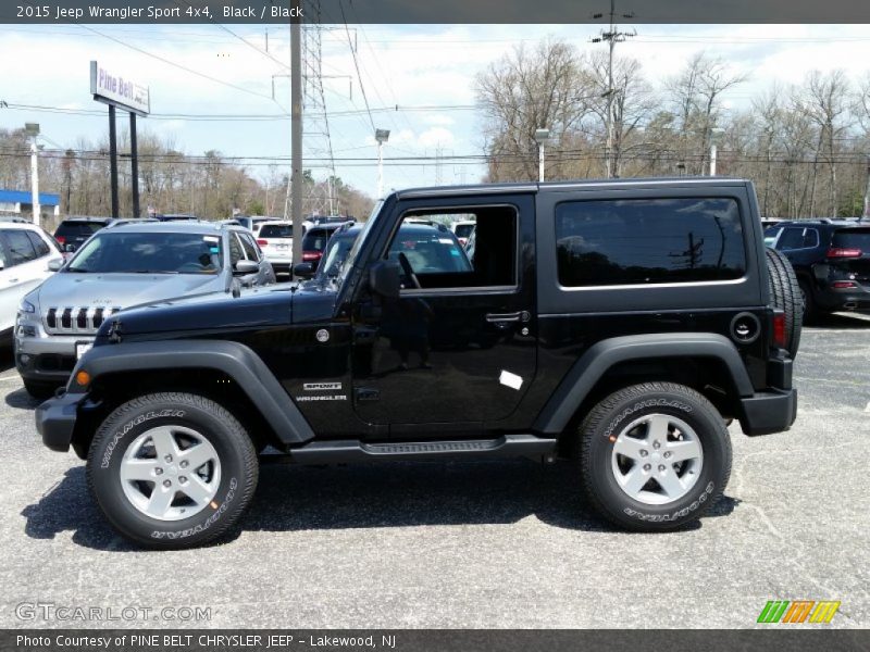 Black / Black 2015 Jeep Wrangler Sport 4x4