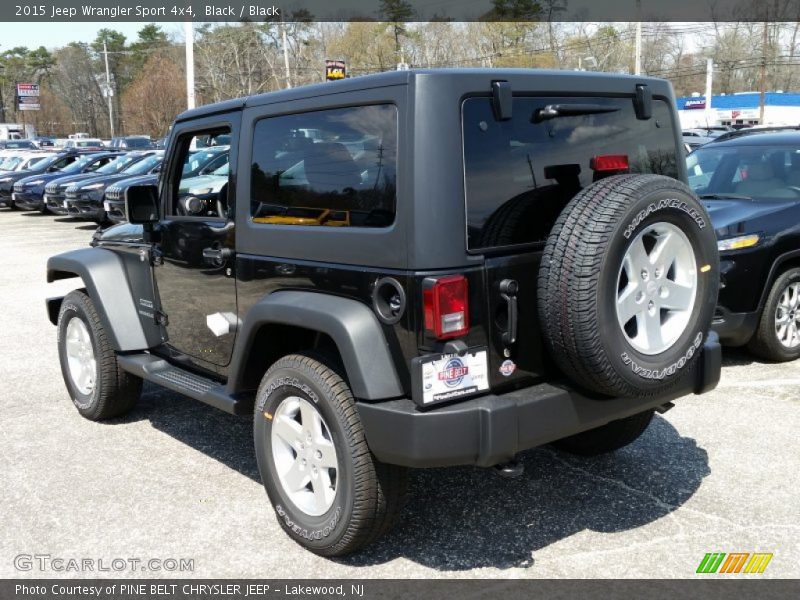 Black / Black 2015 Jeep Wrangler Sport 4x4