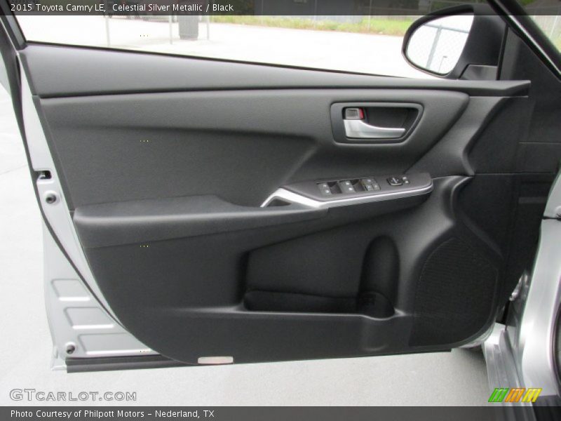 Celestial Silver Metallic / Black 2015 Toyota Camry LE