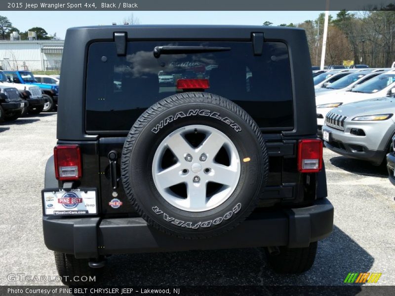 Black / Black 2015 Jeep Wrangler Sport 4x4