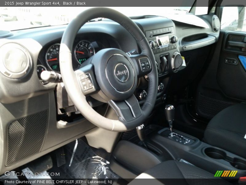Black / Black 2015 Jeep Wrangler Sport 4x4