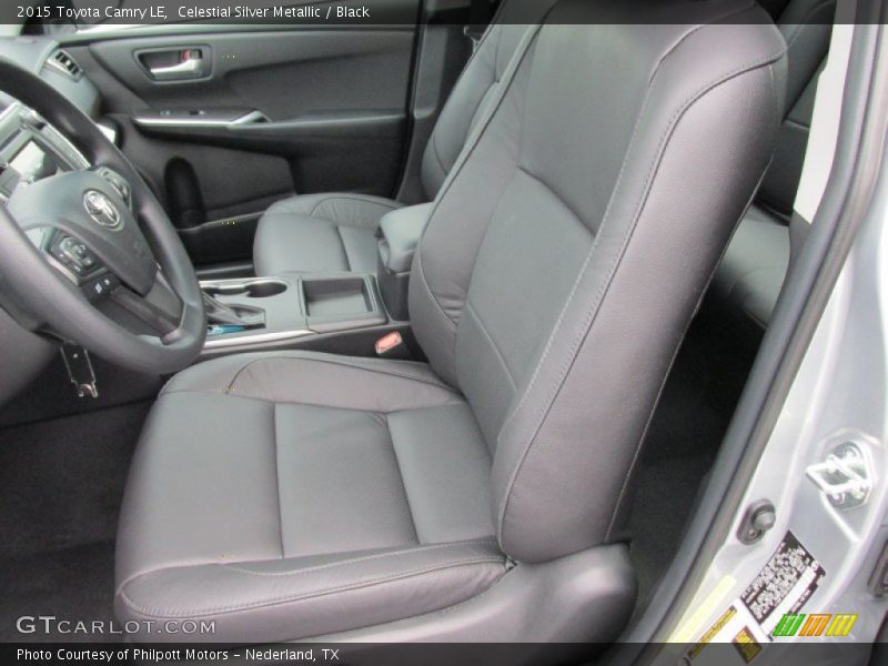 Celestial Silver Metallic / Black 2015 Toyota Camry LE
