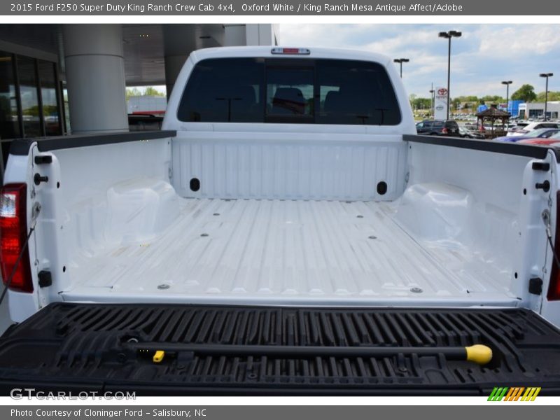 Oxford White / King Ranch Mesa Antique Affect/Adobe 2015 Ford F250 Super Duty King Ranch Crew Cab 4x4