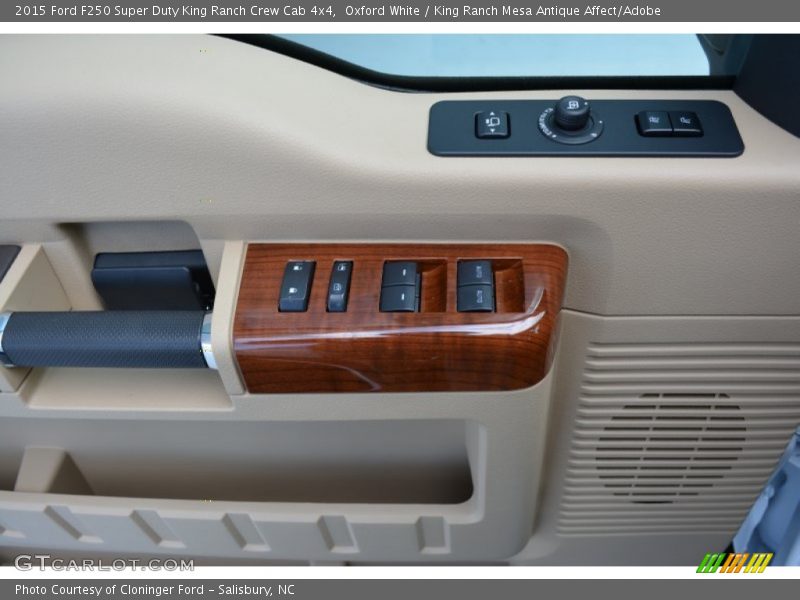 Oxford White / King Ranch Mesa Antique Affect/Adobe 2015 Ford F250 Super Duty King Ranch Crew Cab 4x4