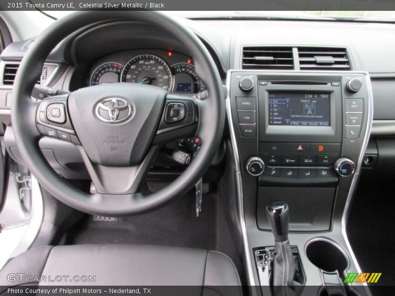 Celestial Silver Metallic / Black 2015 Toyota Camry LE
