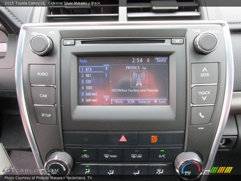 Celestial Silver Metallic / Black 2015 Toyota Camry LE