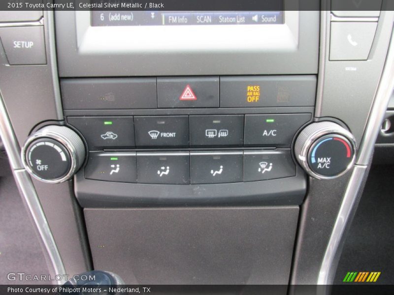 Celestial Silver Metallic / Black 2015 Toyota Camry LE