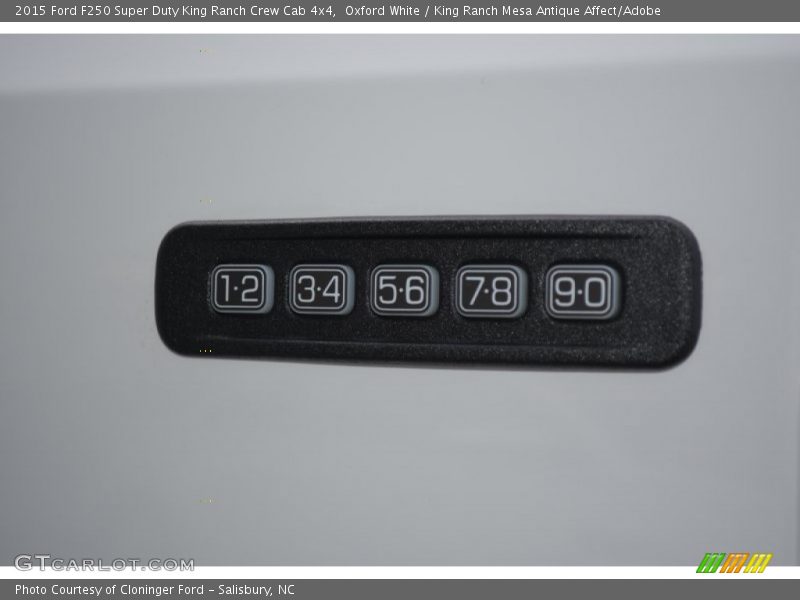 Oxford White / King Ranch Mesa Antique Affect/Adobe 2015 Ford F250 Super Duty King Ranch Crew Cab 4x4