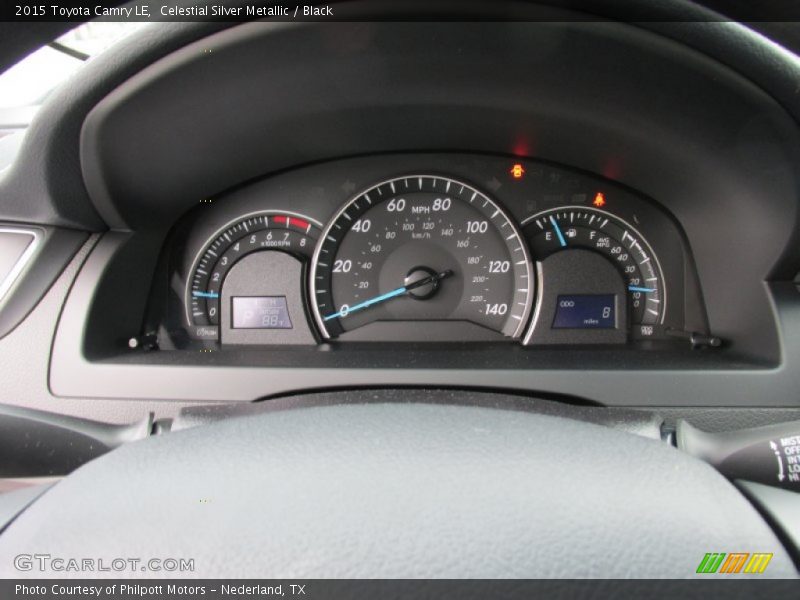 Celestial Silver Metallic / Black 2015 Toyota Camry LE