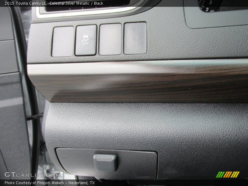 Celestial Silver Metallic / Black 2015 Toyota Camry LE