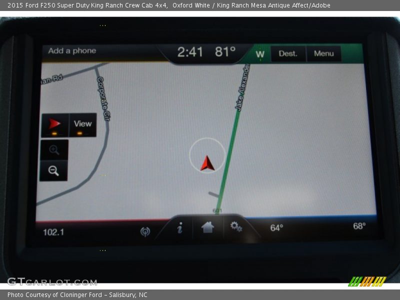 Oxford White / King Ranch Mesa Antique Affect/Adobe 2015 Ford F250 Super Duty King Ranch Crew Cab 4x4