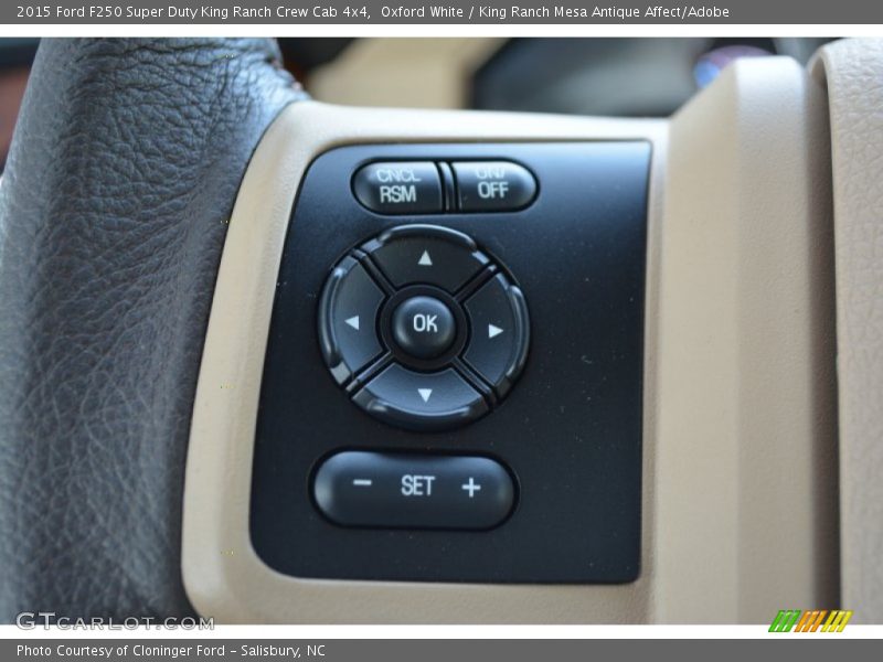 Oxford White / King Ranch Mesa Antique Affect/Adobe 2015 Ford F250 Super Duty King Ranch Crew Cab 4x4