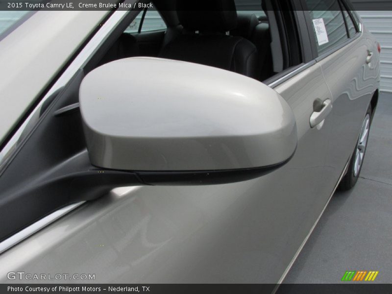 Creme Brulee Mica / Black 2015 Toyota Camry LE