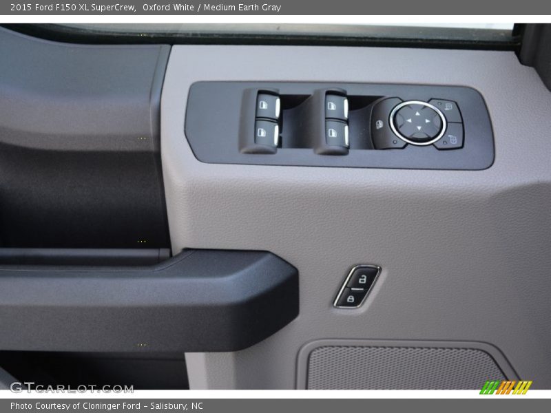 Oxford White / Medium Earth Gray 2015 Ford F150 XL SuperCrew