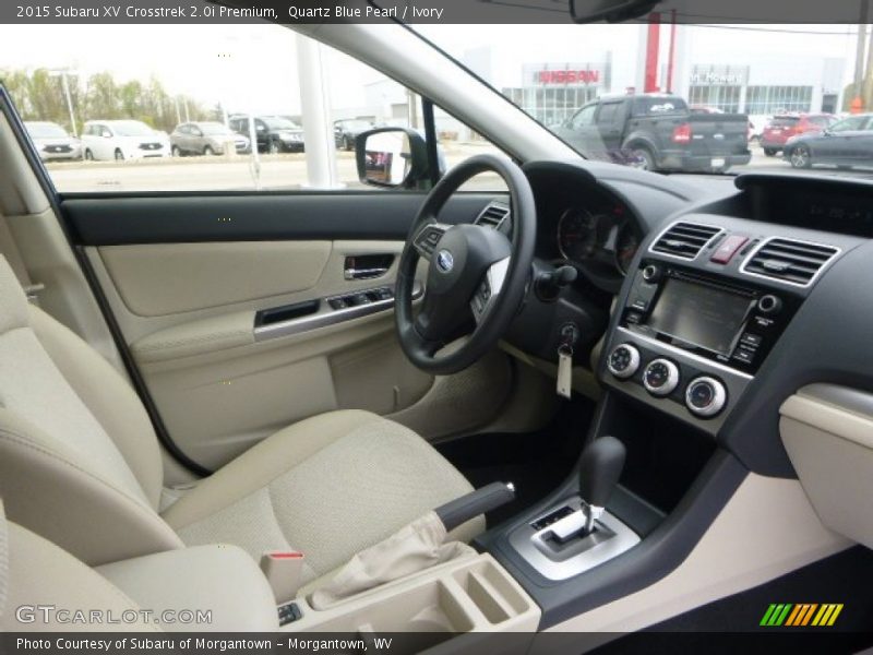 Quartz Blue Pearl / Ivory 2015 Subaru XV Crosstrek 2.0i Premium