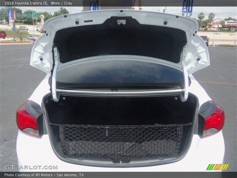 White / Gray 2016 Hyundai Elantra SE