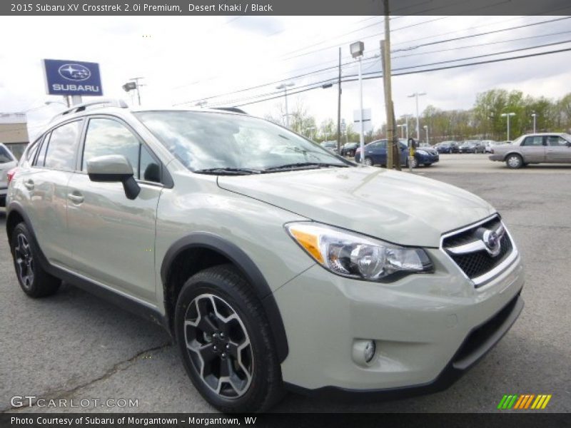Desert Khaki / Black 2015 Subaru XV Crosstrek 2.0i Premium