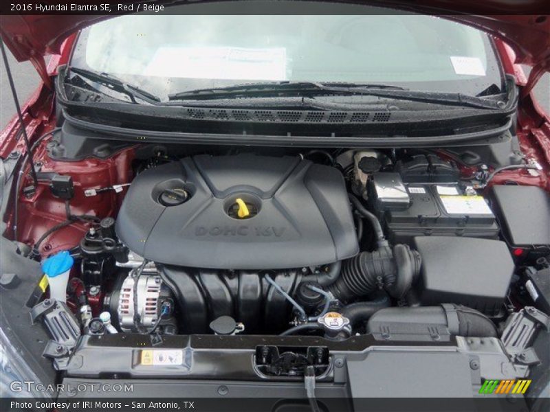Red / Beige 2016 Hyundai Elantra SE
