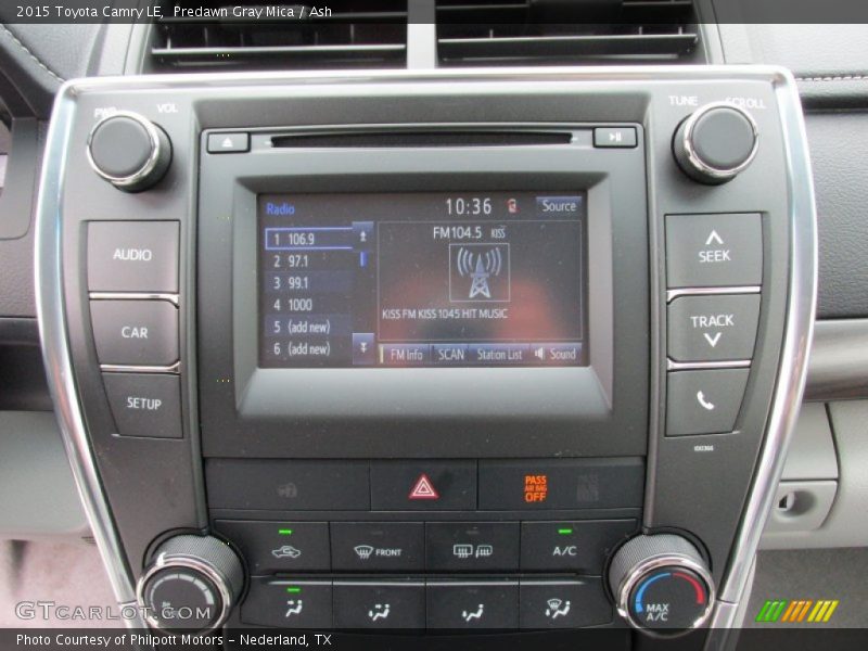 Predawn Gray Mica / Ash 2015 Toyota Camry LE