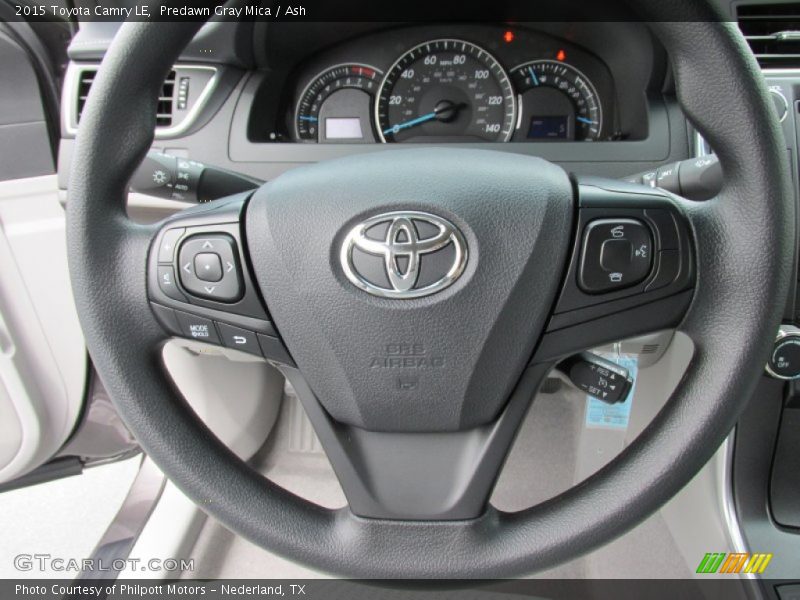 Predawn Gray Mica / Ash 2015 Toyota Camry LE
