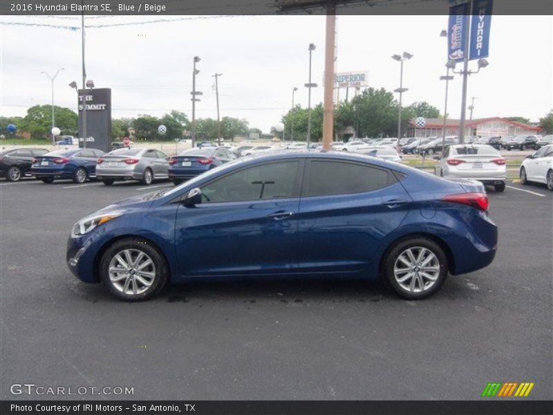 Blue / Beige 2016 Hyundai Elantra SE