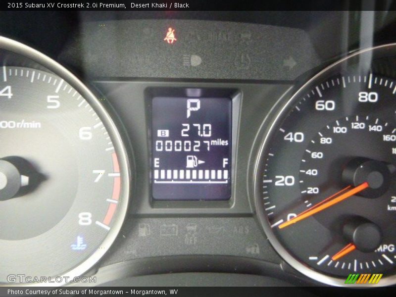 Desert Khaki / Black 2015 Subaru XV Crosstrek 2.0i Premium