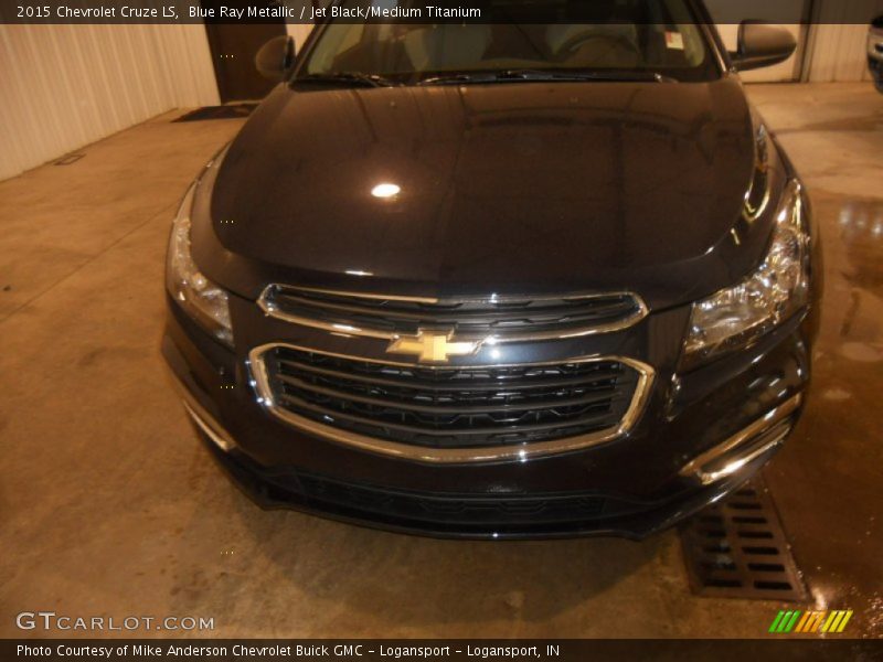 Blue Ray Metallic / Jet Black/Medium Titanium 2015 Chevrolet Cruze LS