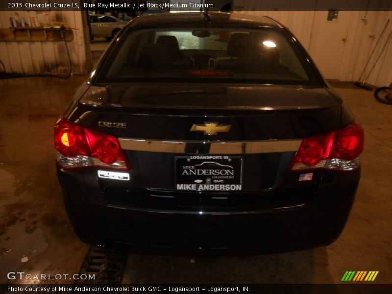 Blue Ray Metallic / Jet Black/Medium Titanium 2015 Chevrolet Cruze LS